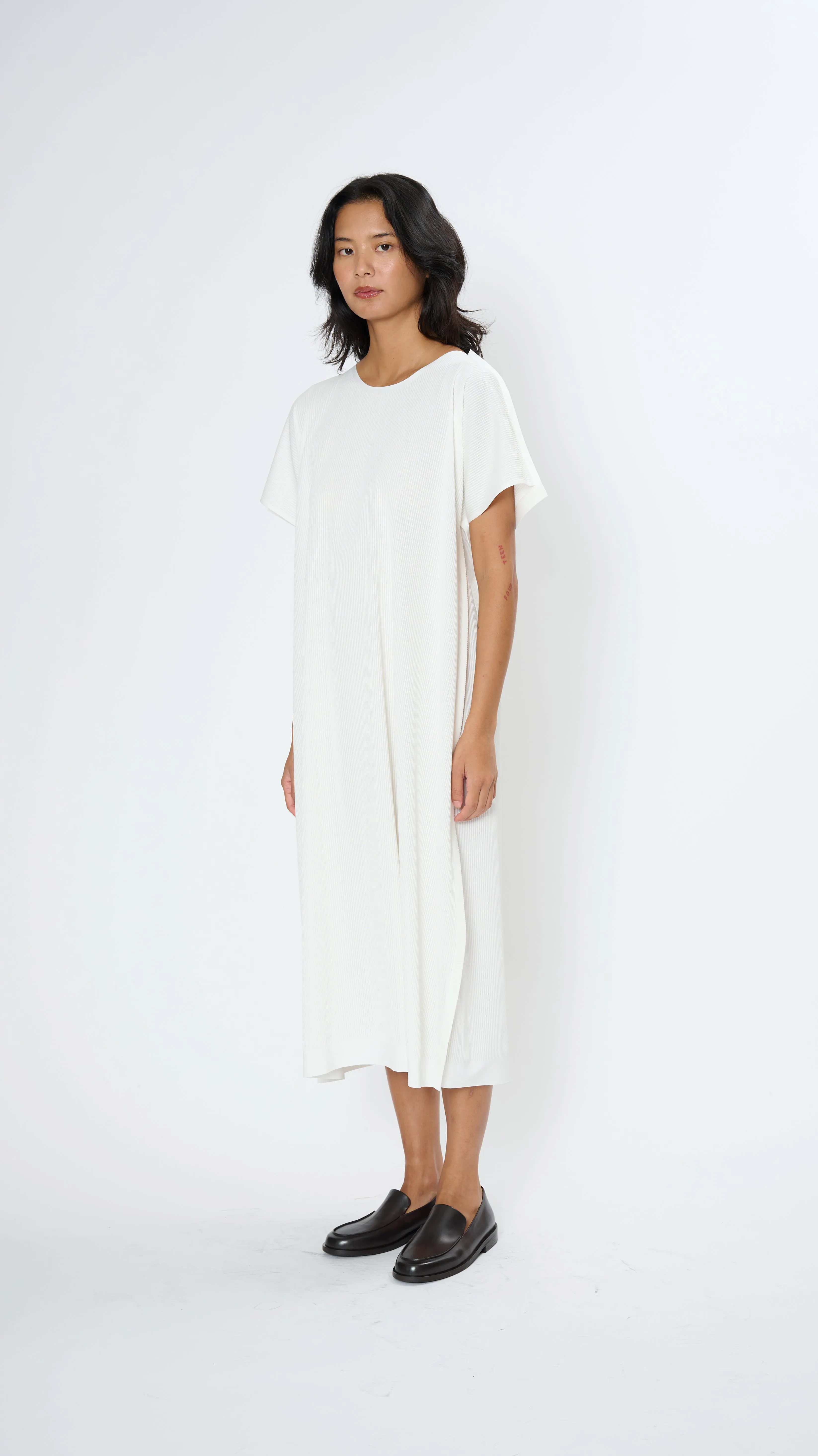 A-POC Form Dress in Off White