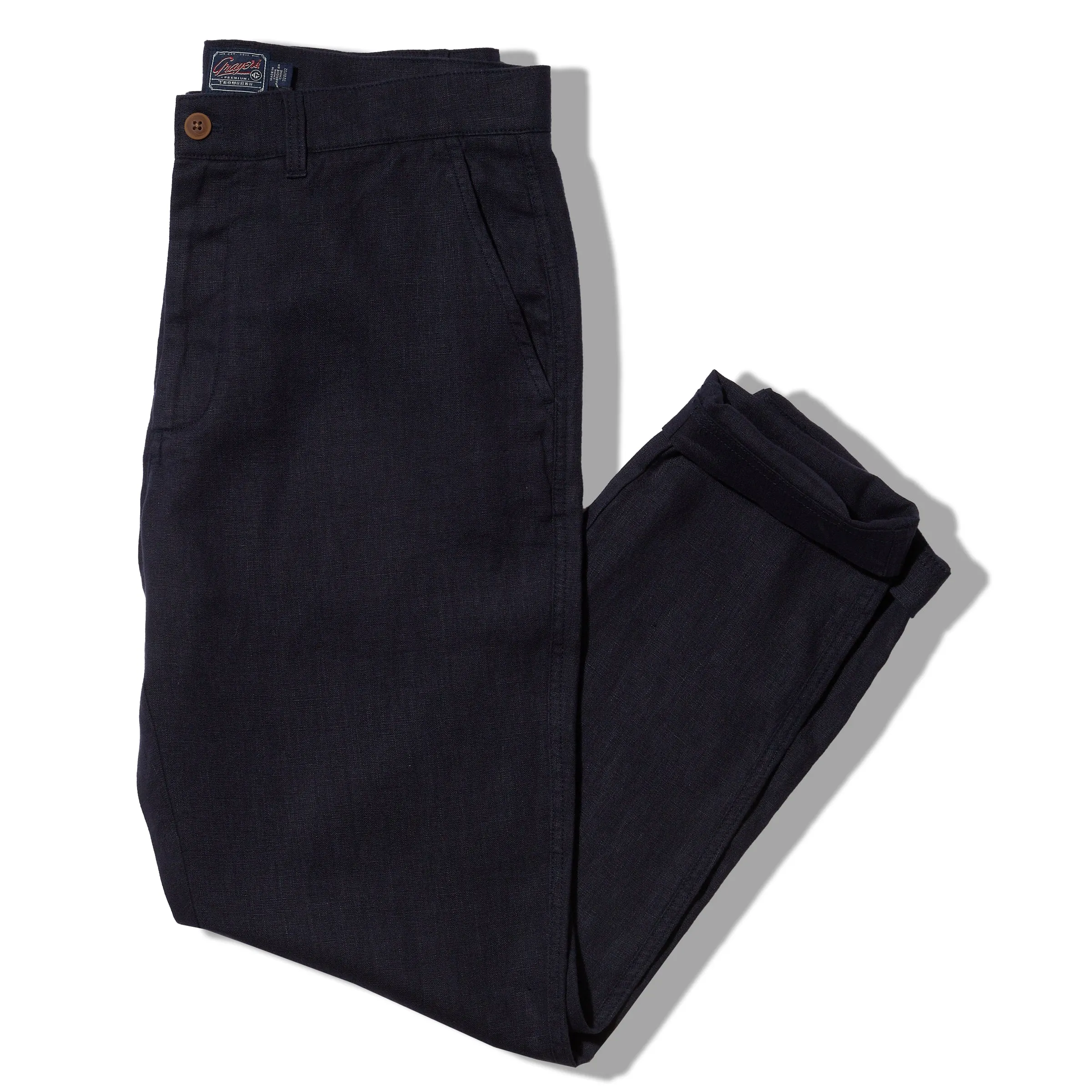 Bal Harbour Aventura Washed Linen Pants - Navy