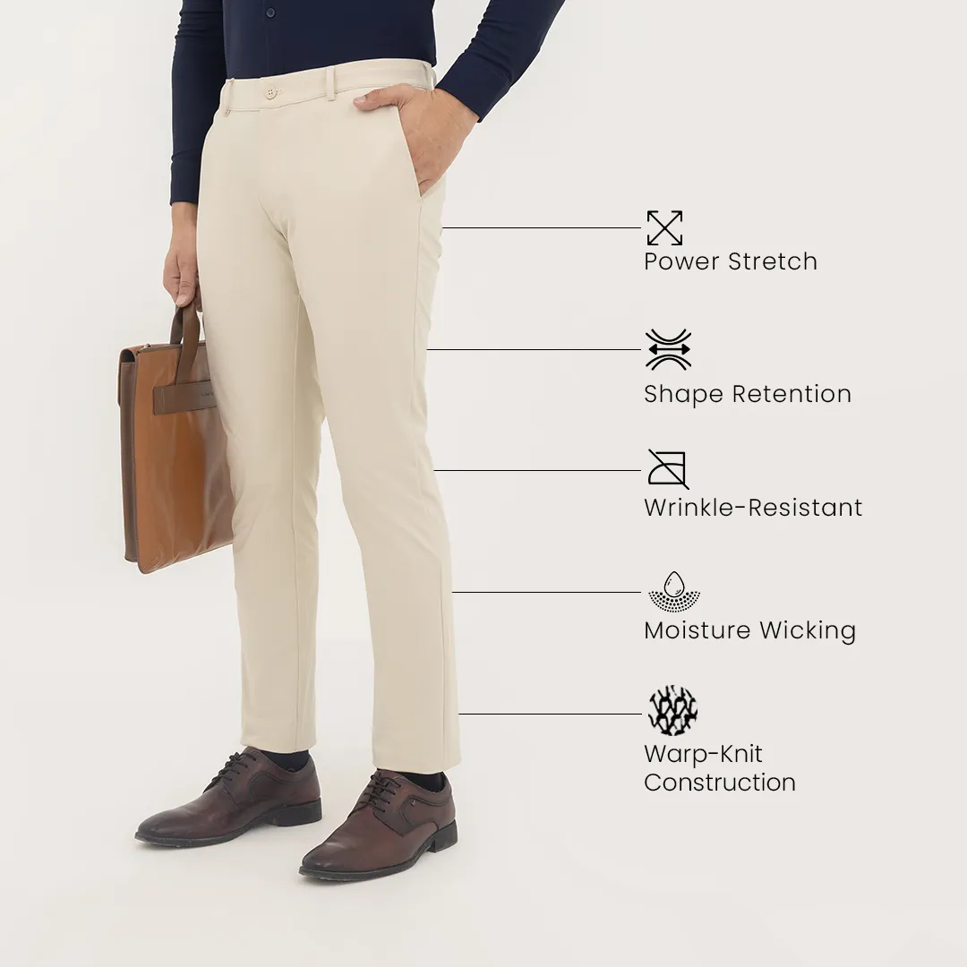 Beige Next-Gen Boardroom Pants