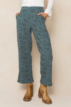 Birdie Pants in Blue Floral - FINAL SALE