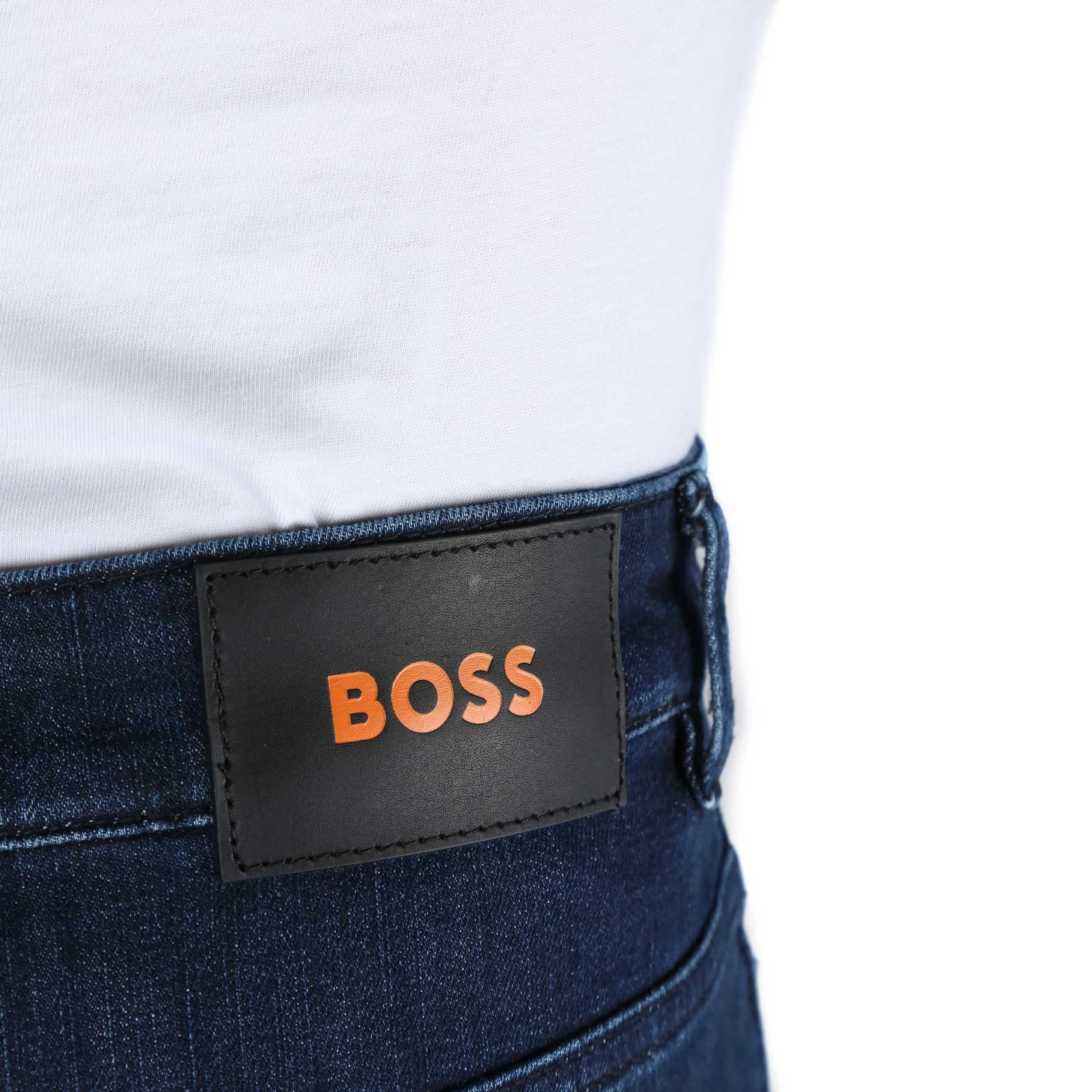 BOSS Delaware BC-L-P Jean in Medium Blue Wash