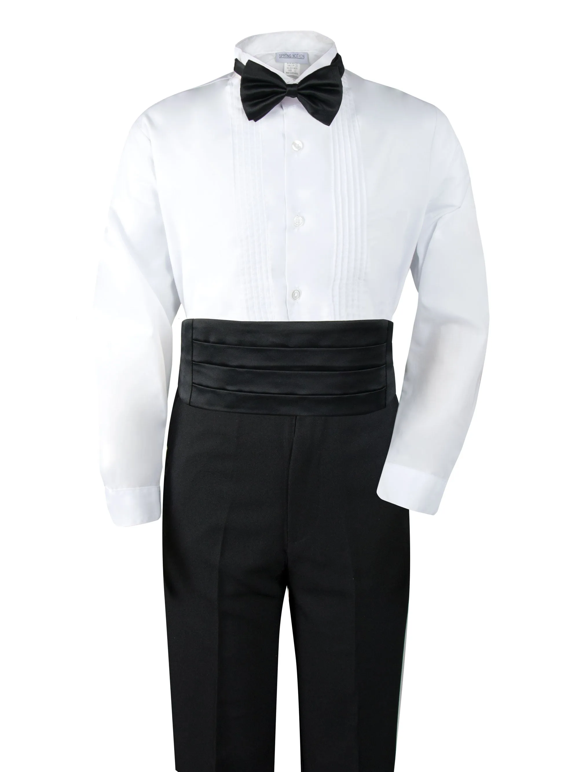 Boys' Customizable Classic Tuxedo with Tail