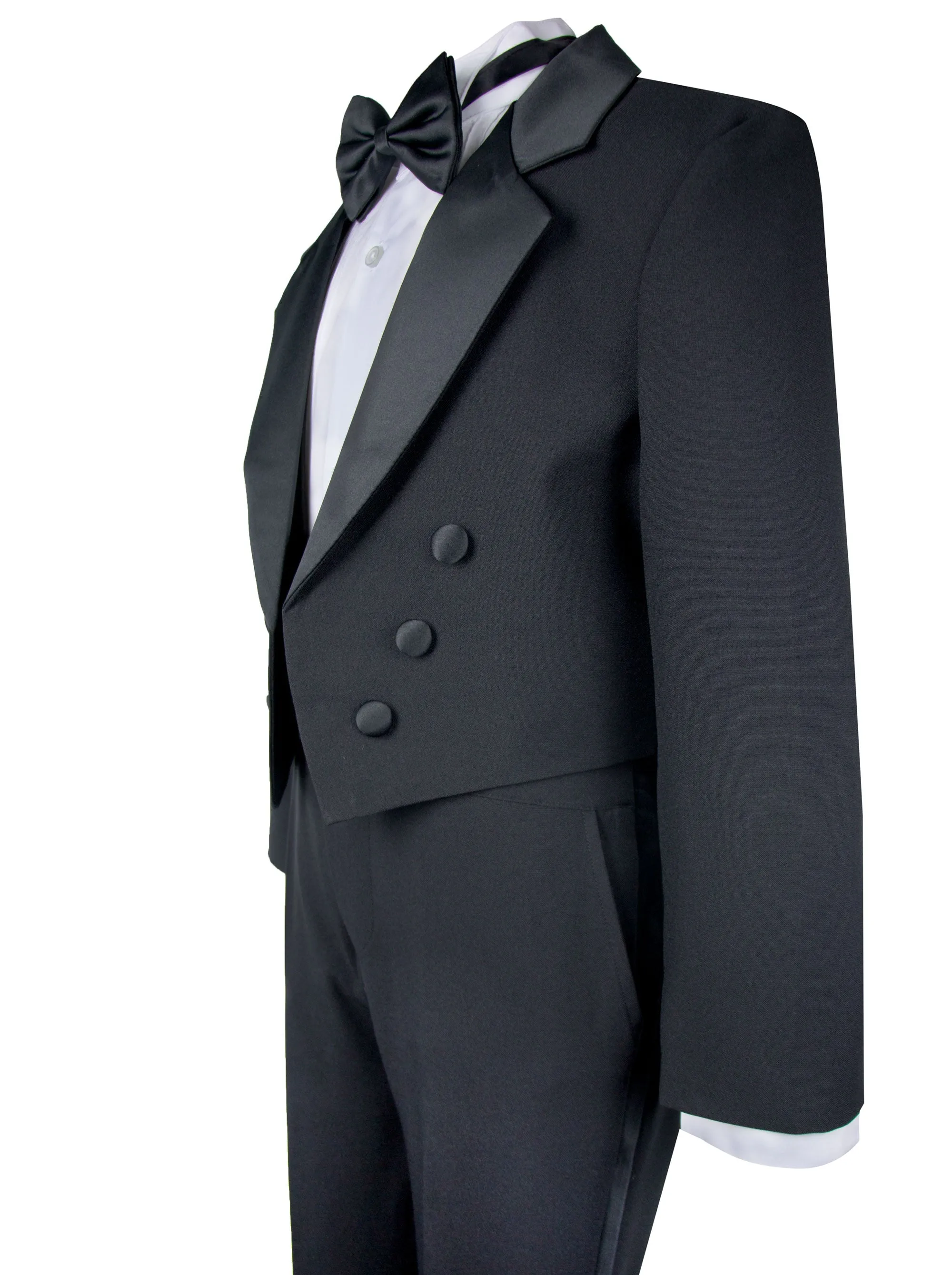 Boys' Customizable Classic Tuxedo with Tail