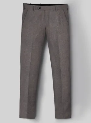 Caccioppoli Sun Dream Brown Wool Silk Pants