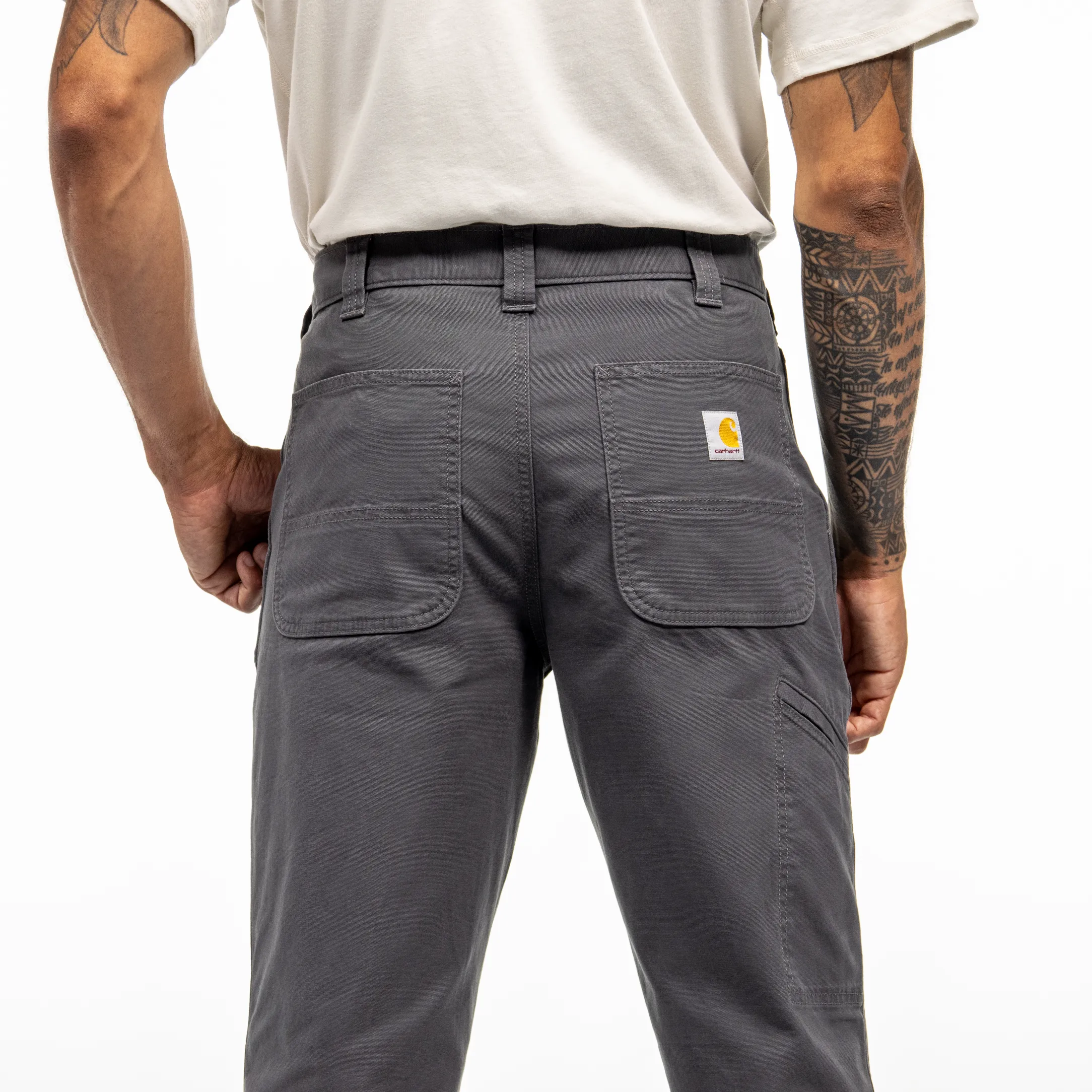 Carhartt Men's Rugged Flex® Relaxed Fit Canvas Work Pant - Gravel