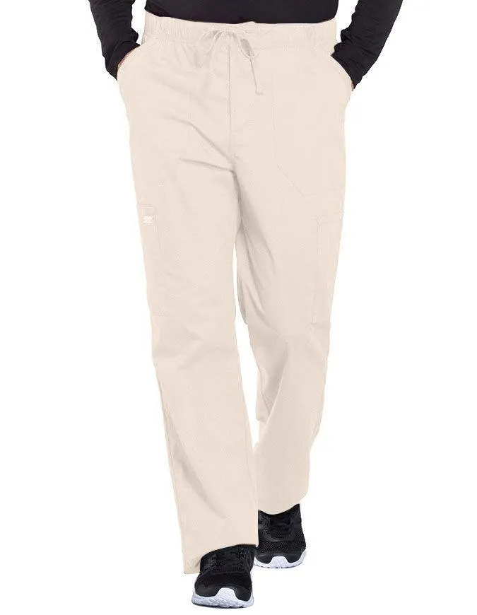 Cherokee Workwear Professionals Men's Tapered Leg Drawstring Cargo Petite Pant