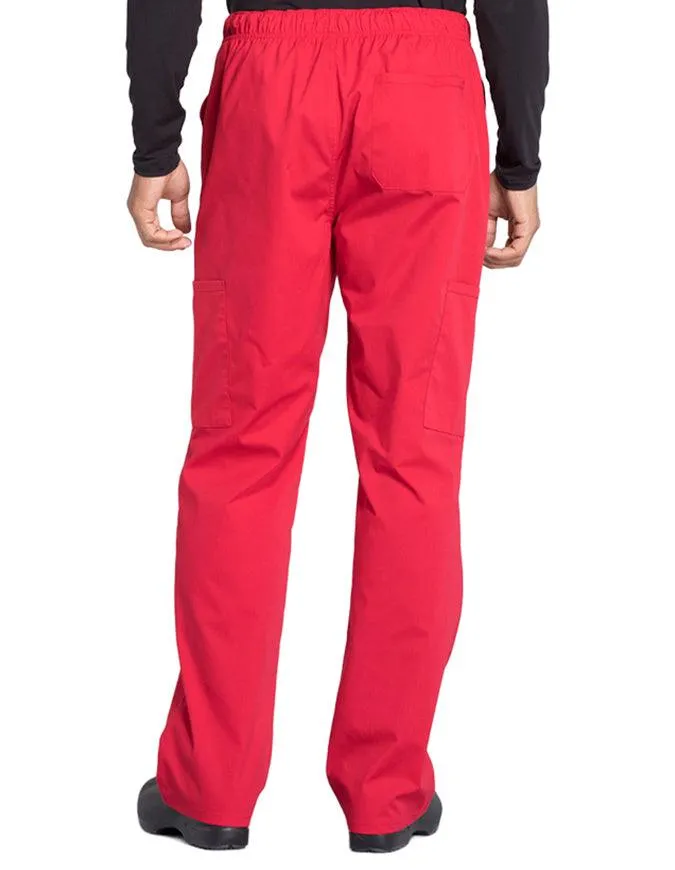 Cherokee Workwear Professionals Men's Tapered Leg Drawstring Cargo Petite Pant