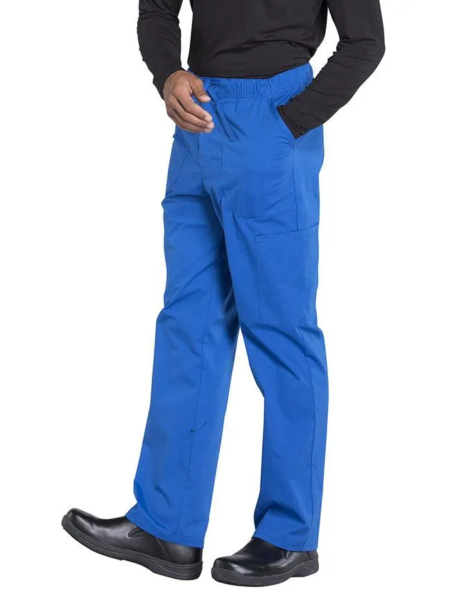 Cherokee Workwear Professionals Men's Tapered Leg Drawstring Cargo Petite Pant