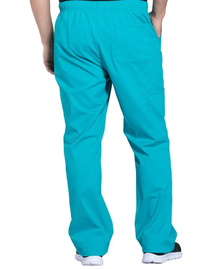 Cherokee Workwear Professionals Men's Tapered Leg Drawstring Cargo Petite Pant