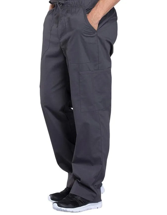 Cherokee Workwear Professionals Men's Tapered Leg Drawstring Cargo Petite Pant