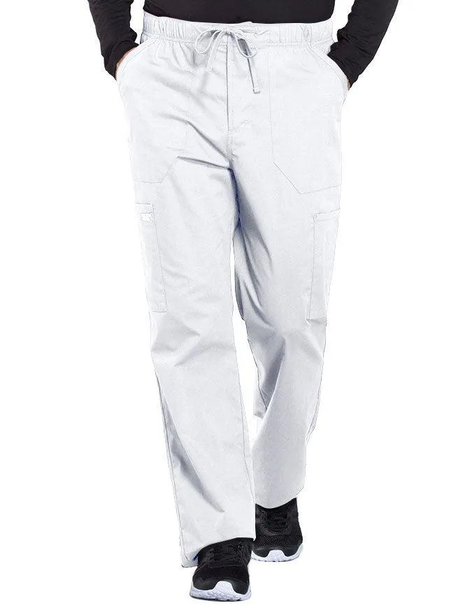 Cherokee Workwear Professionals Men's Tapered Leg Drawstring Cargo Petite Pant