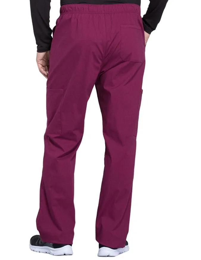 Cherokee Workwear Professionals Men's Tapered Leg Drawstring Cargo Petite Pant