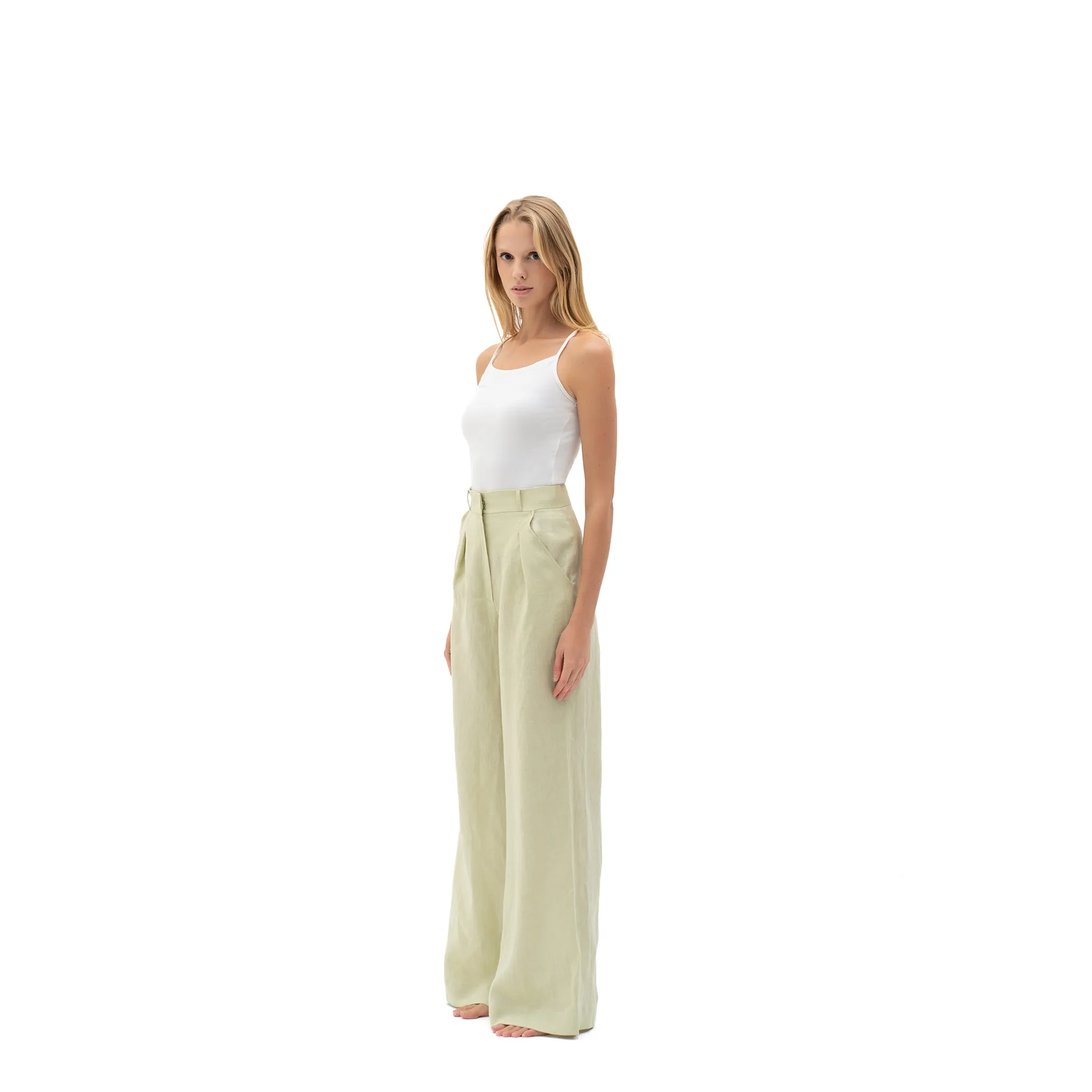 CHLOE WIDE-LEG PANTS