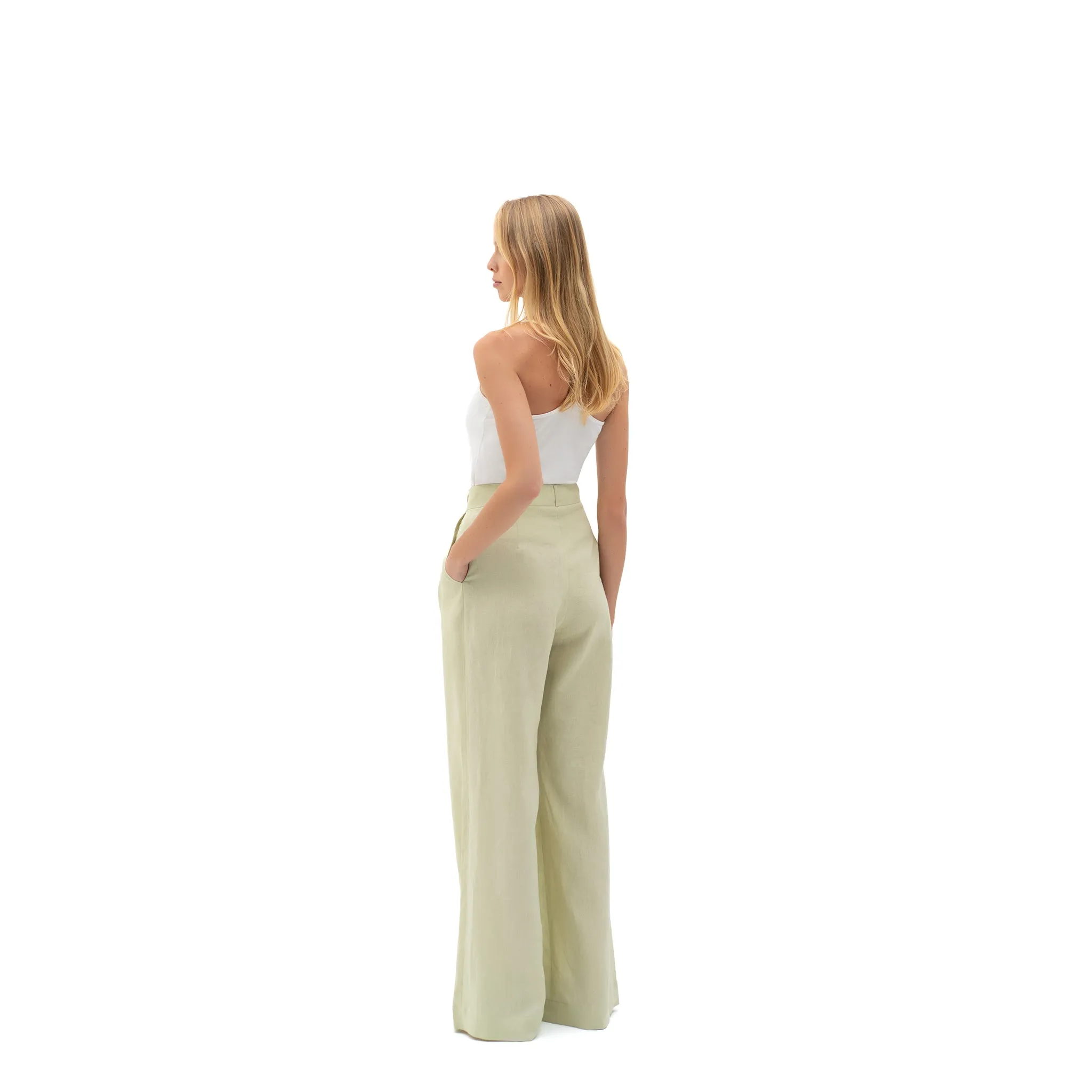 CHLOE WIDE-LEG PANTS