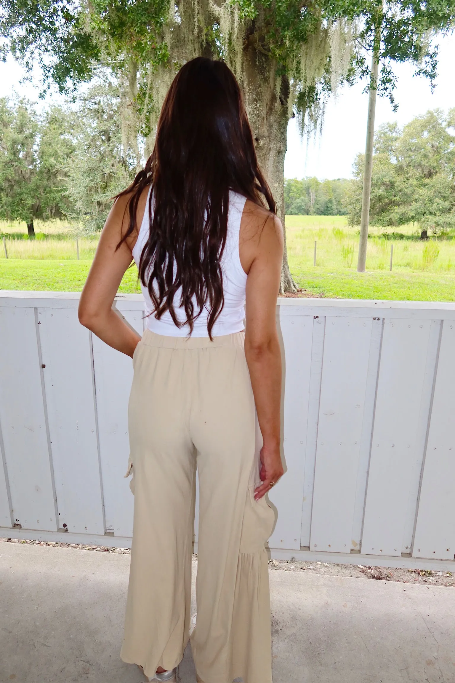 Classy But Comfy Knit Cargo Pants