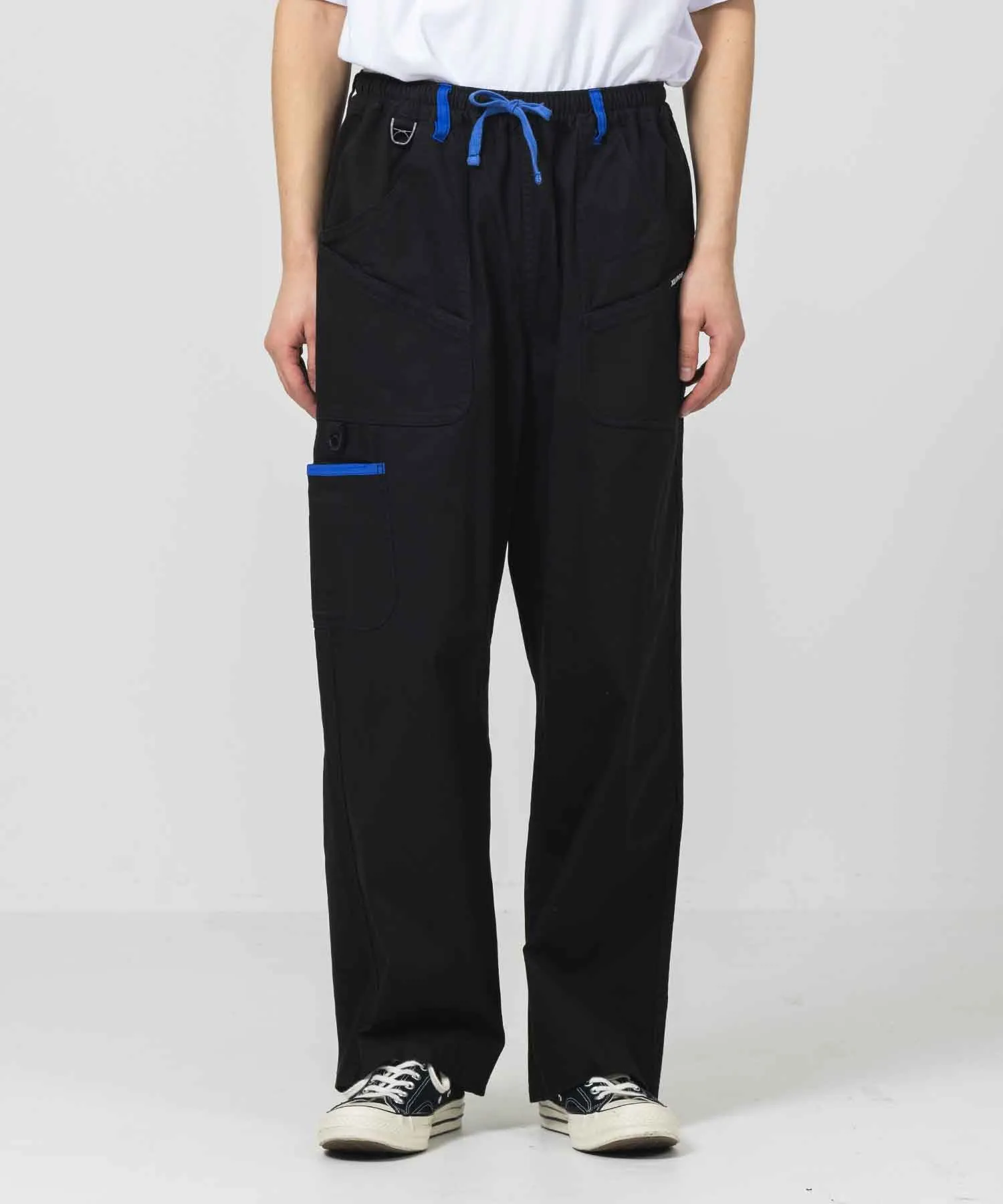 CONTRAST PIPING EASY PANT