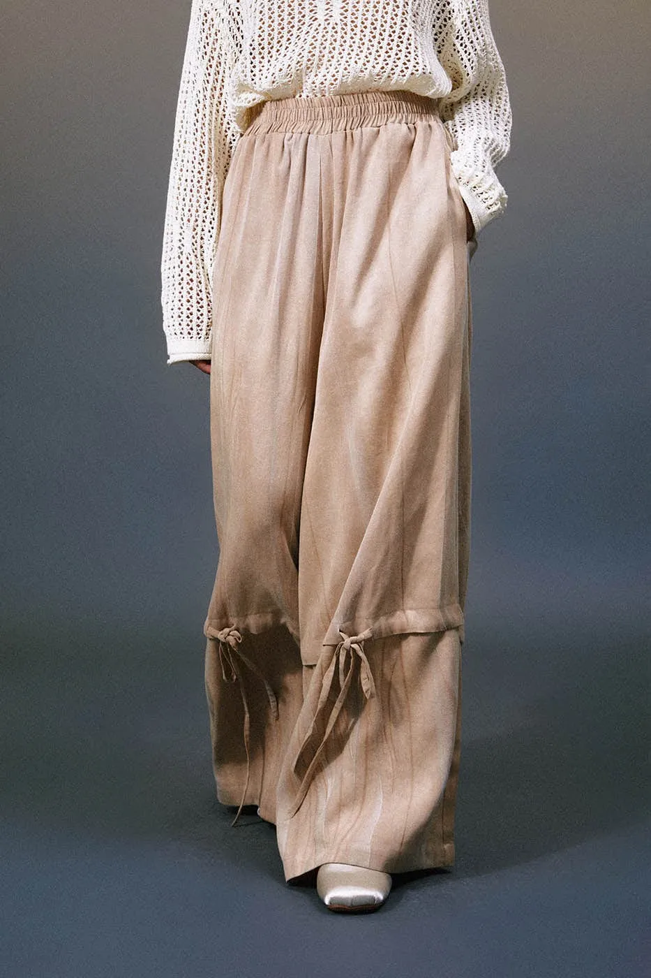 Drawstring Palazzo Pants