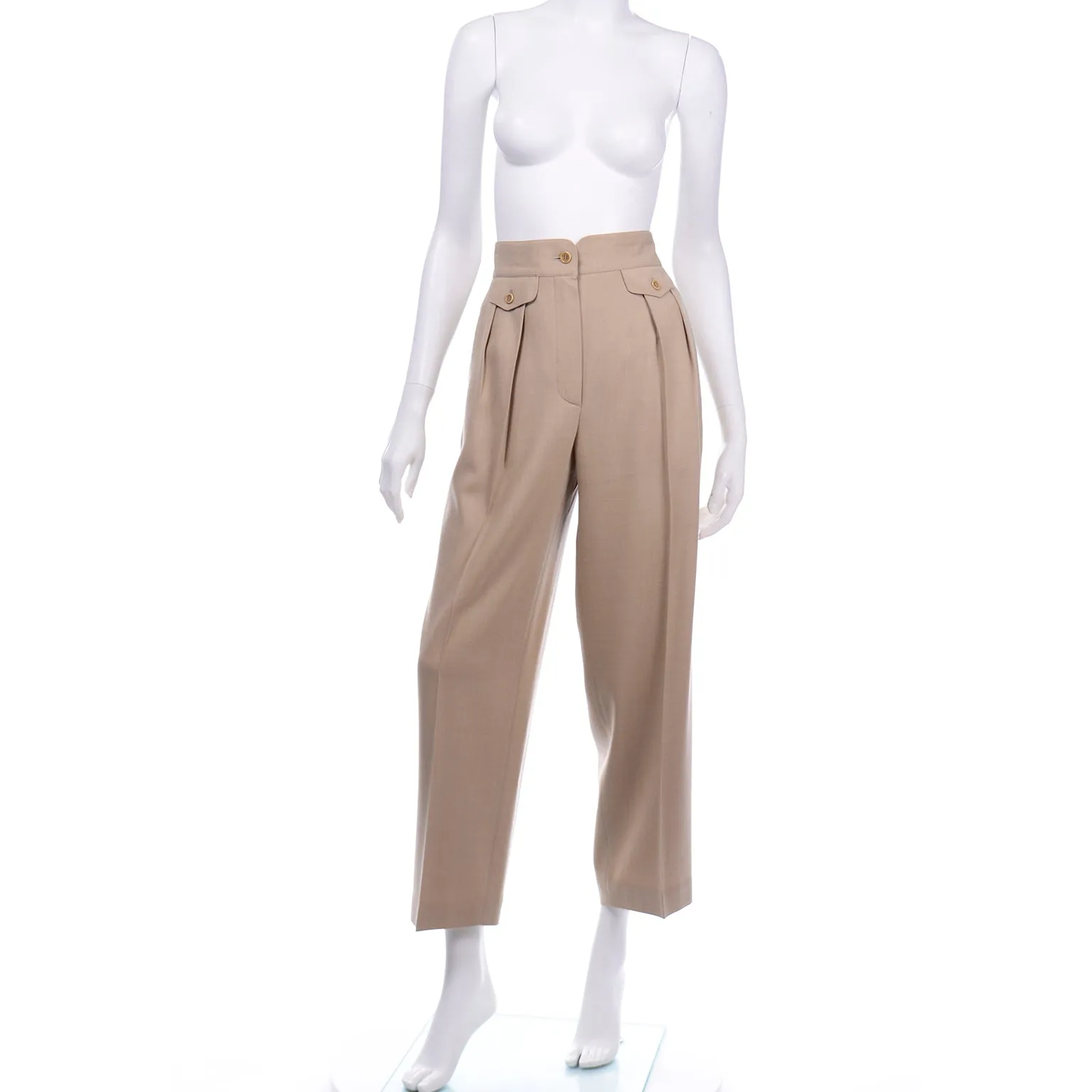 Escada Margaretha Ley Vintage Wool Blend Pants & Jacket Suit