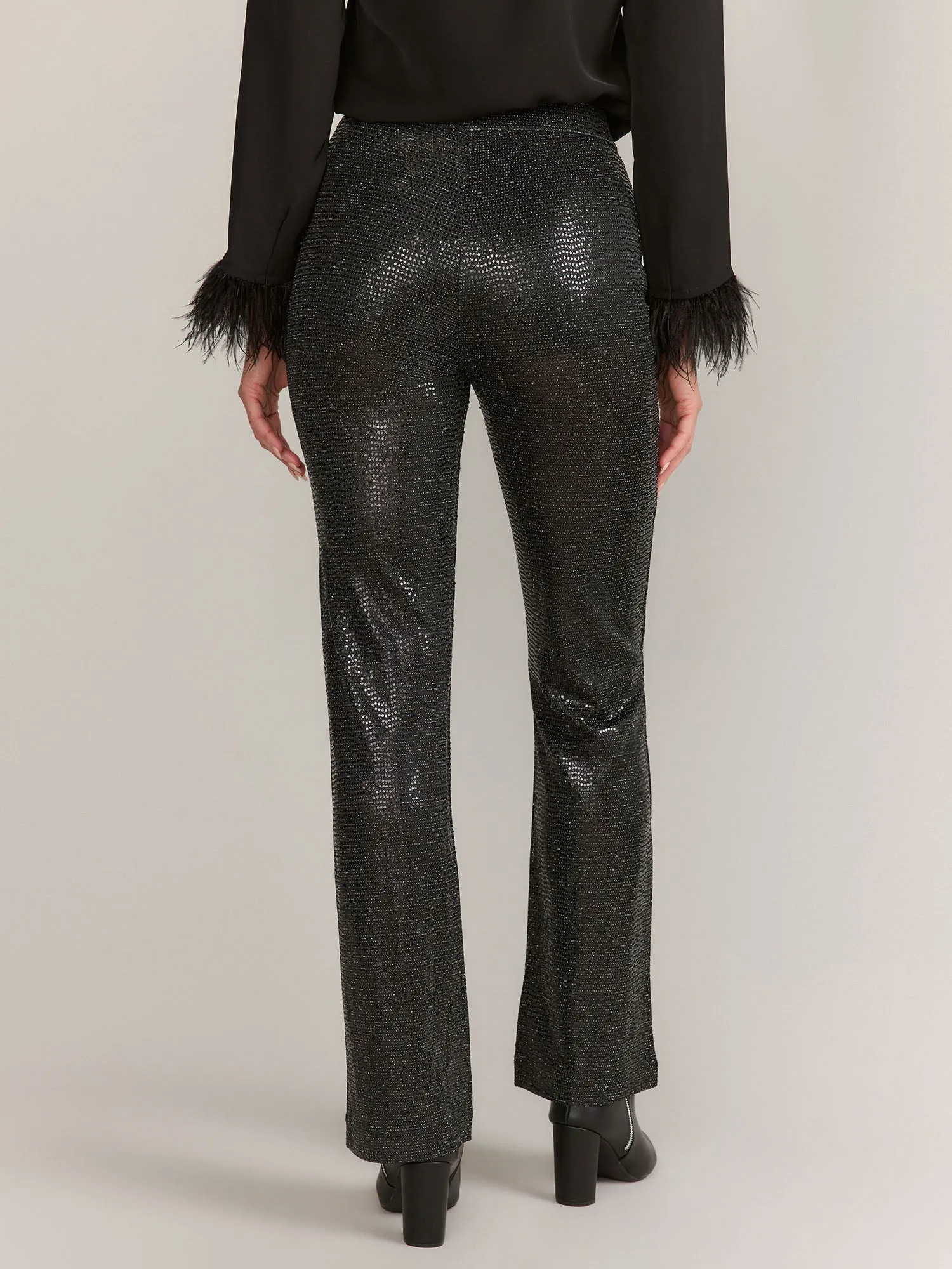 Fore Collection Straight Leg Sequin Pants - Brands We Love