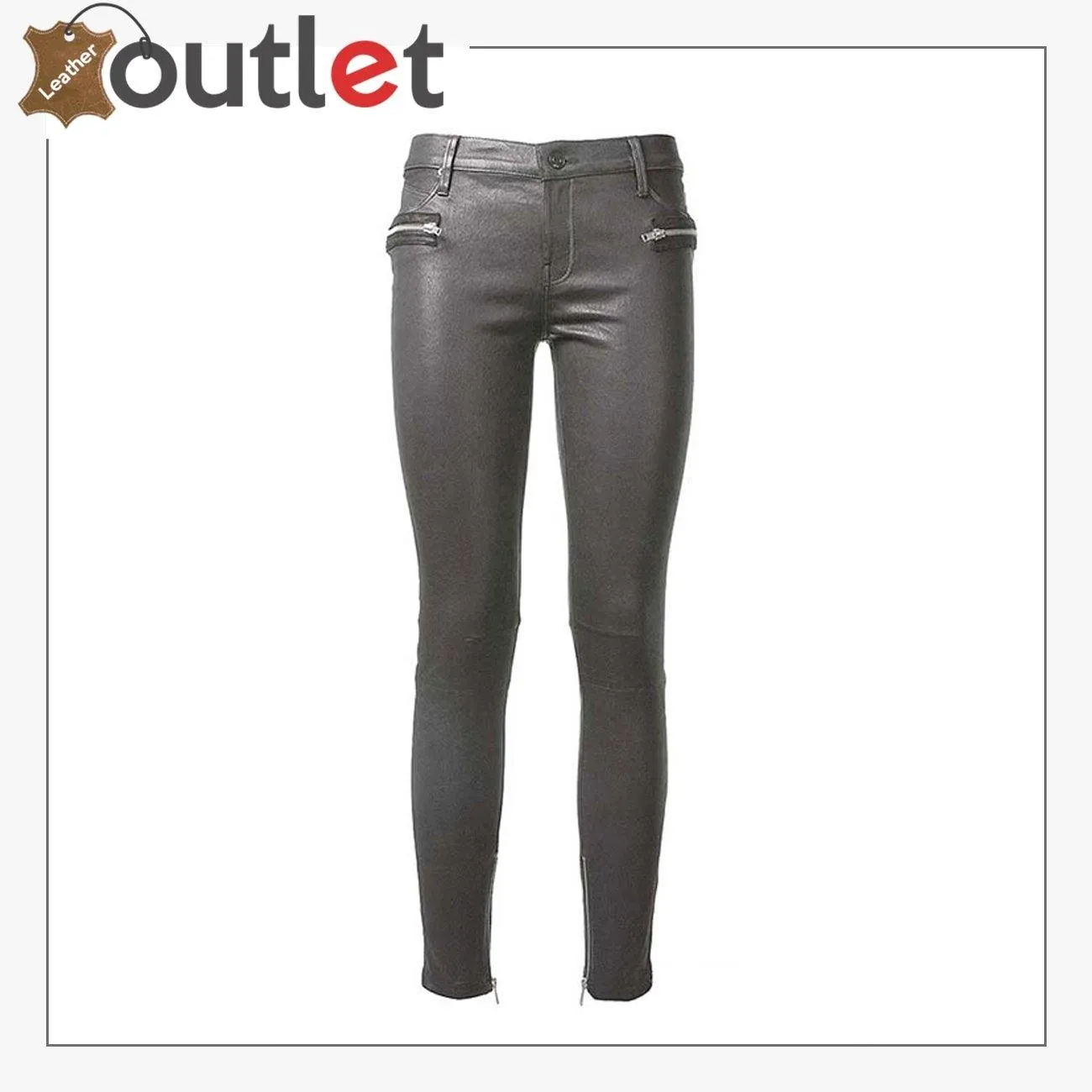 Freedom Slim Fit Motorbike Leather Pants