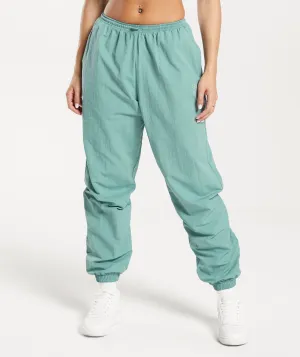 Gymshark Monogram Woven Joggers - Ink Teal