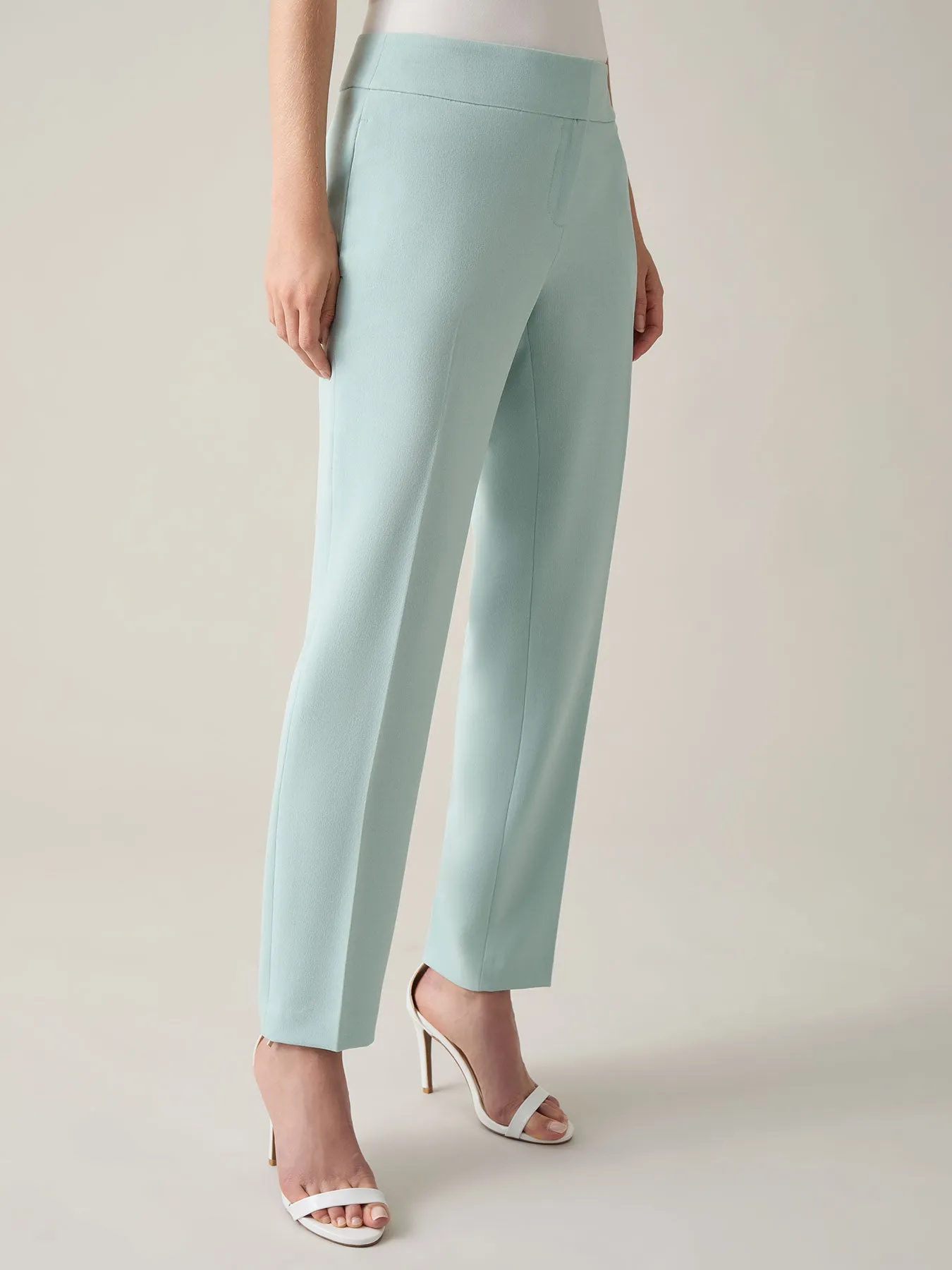 Harlow Pant, Iconic Stretch Crepe