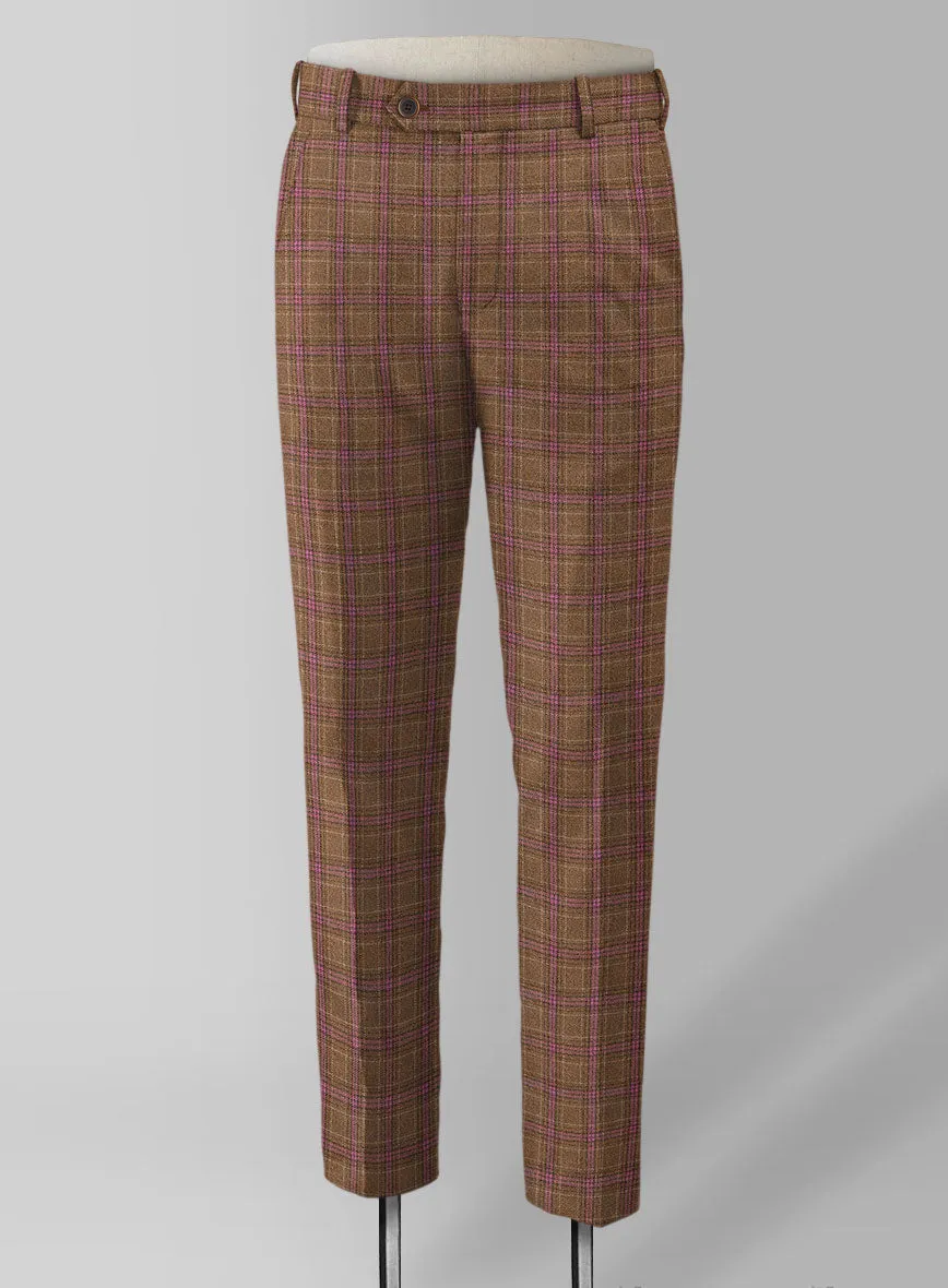 Italian Valmi Checks Tweed Pants