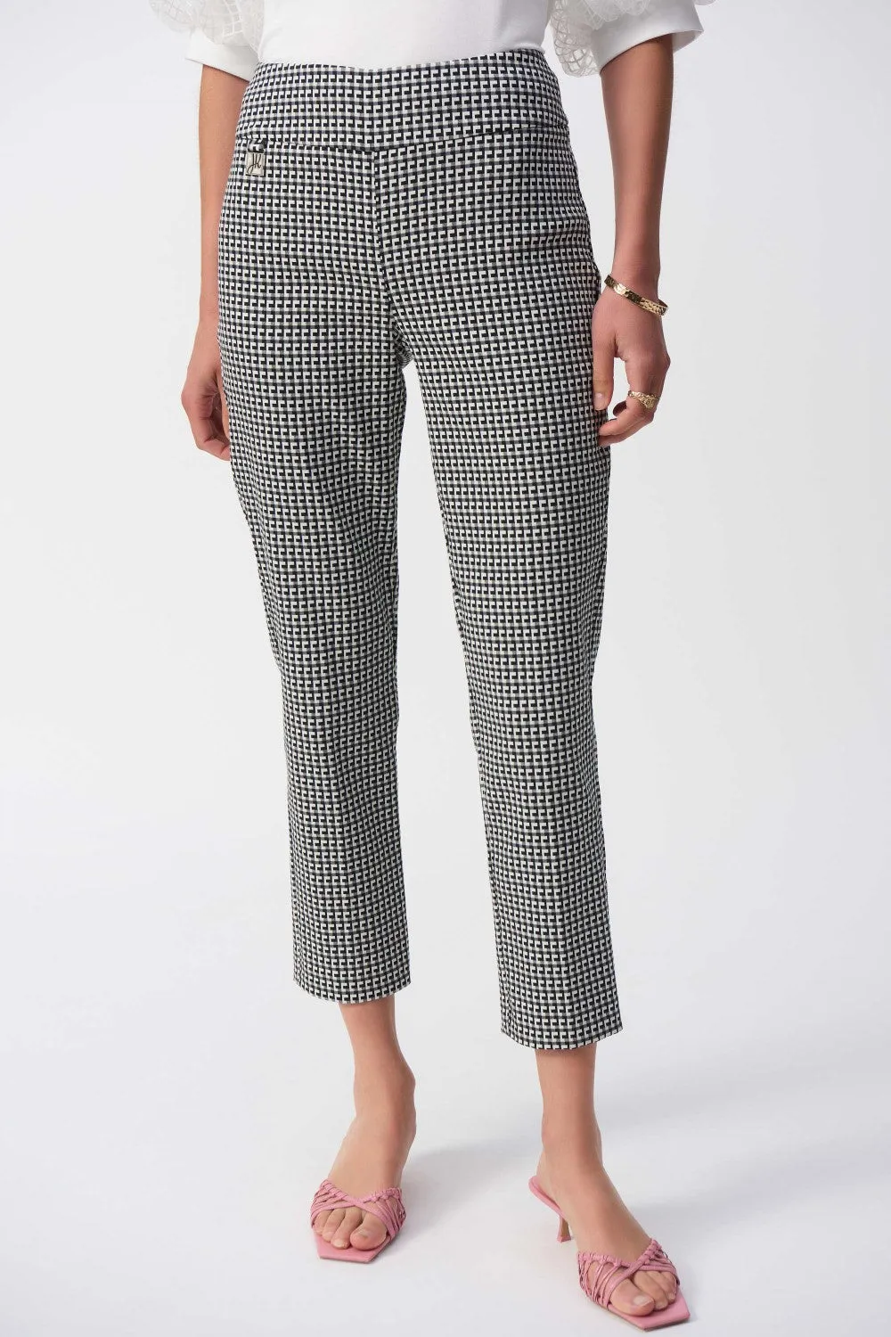 Joseph Ribkoff Pant 251220 White/Black