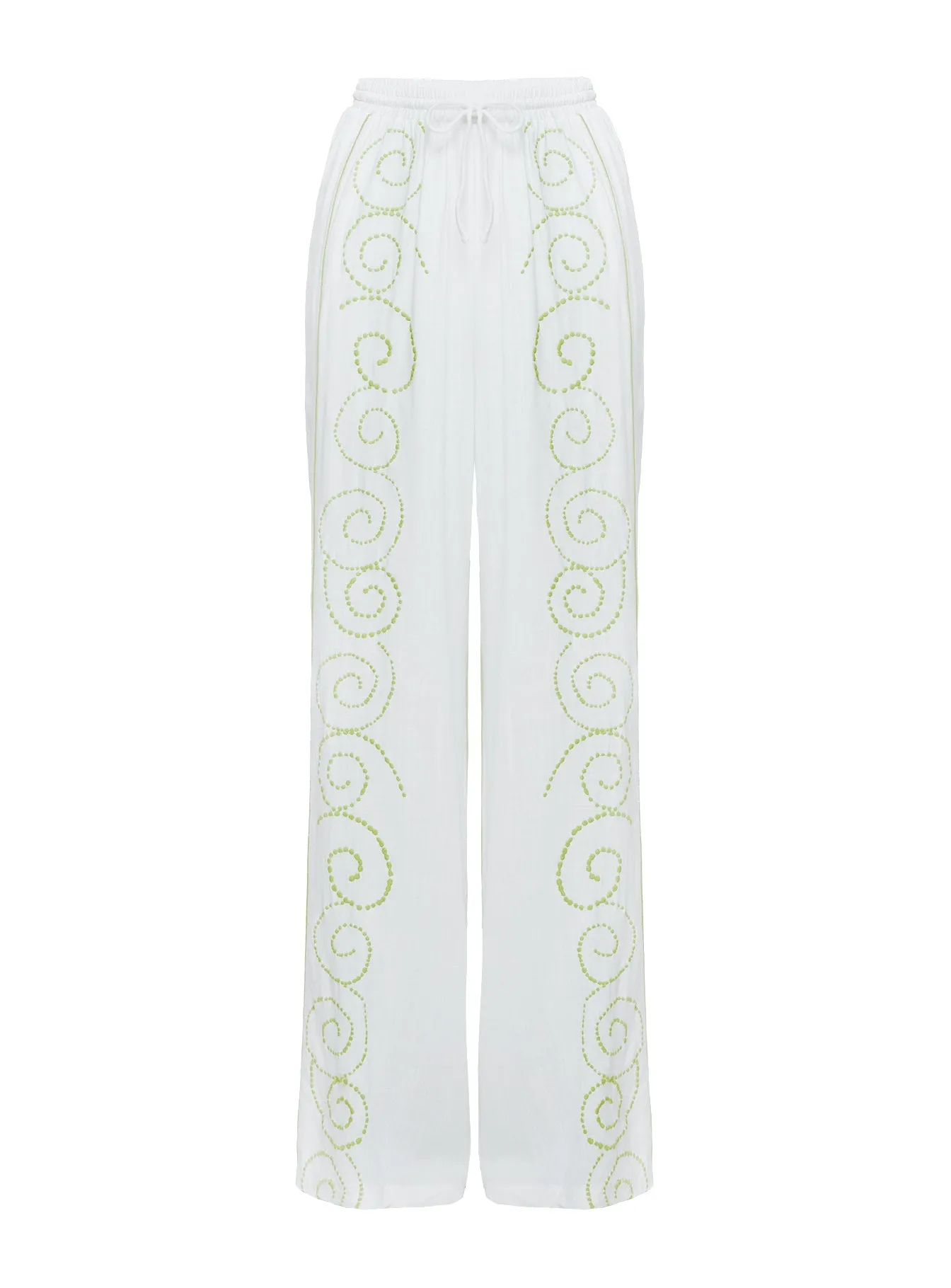 Kindred Pants White / Green