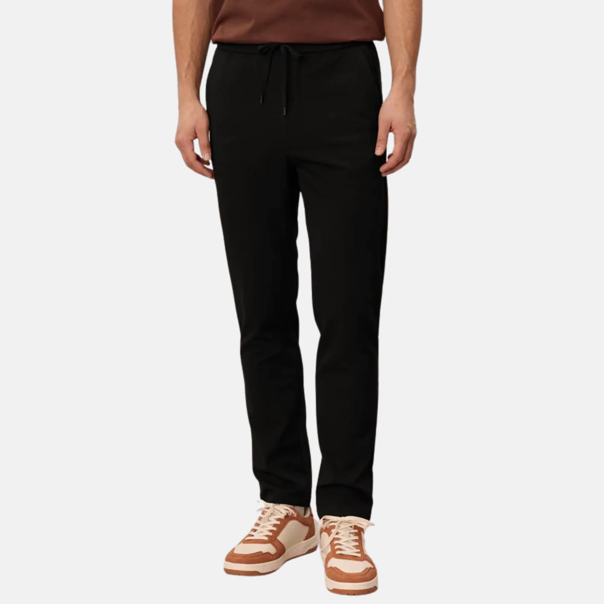 Les Deux Coffee Brown Como Tapered Drawstring Pants