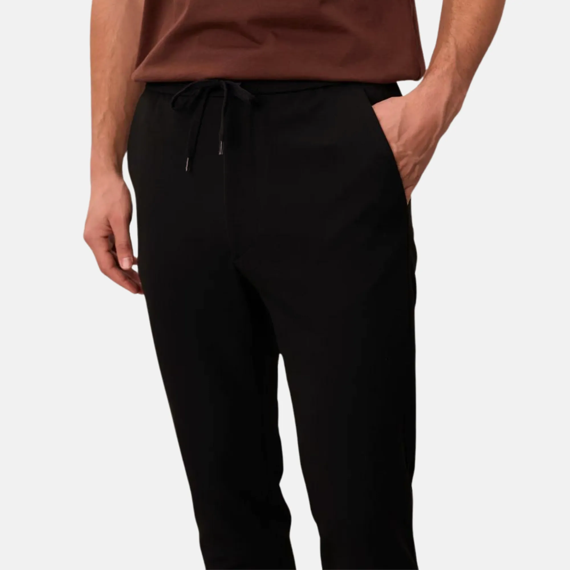 Les Deux Coffee Brown Como Tapered Drawstring Pants