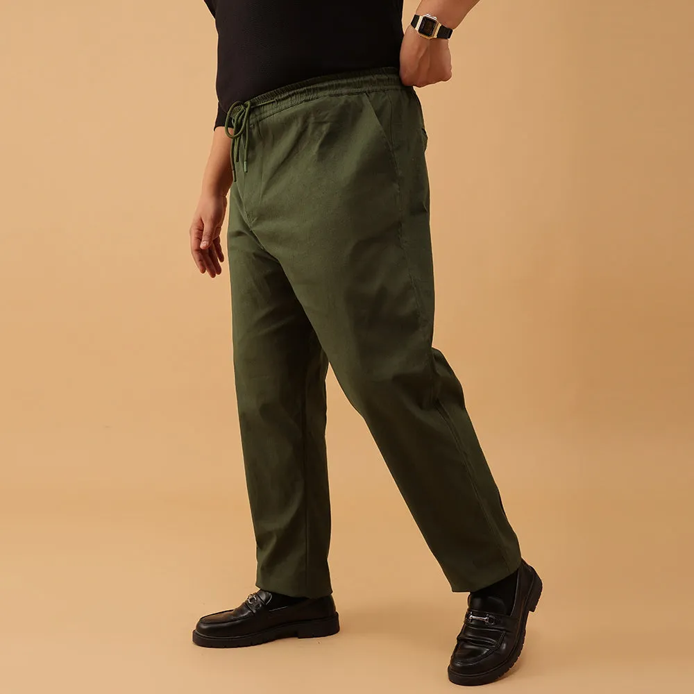 Linen Strectable Pants