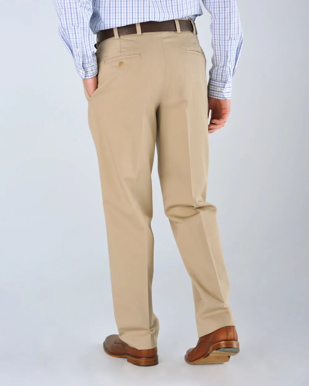 M2P - Classic Fit Pleated - Original Twill British Khaki