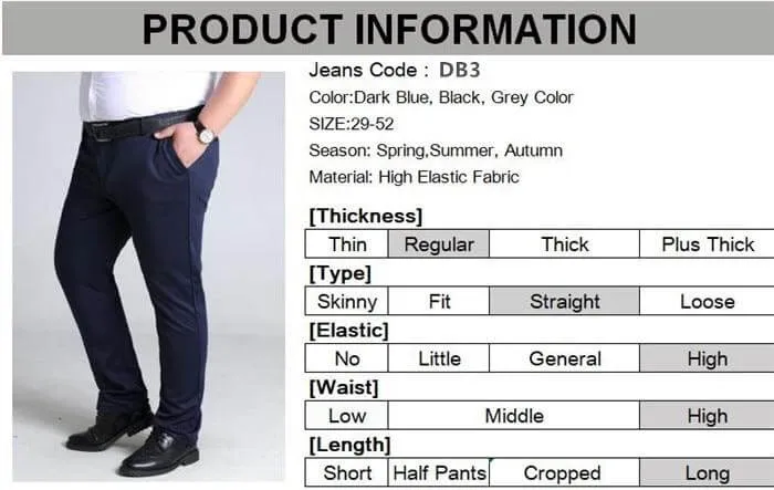 Men's Business Smart Dress Pants In Plus Sizes!