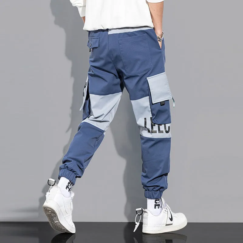 Men's Trendy Bunch Foot Cargo Pants - Fall Colors