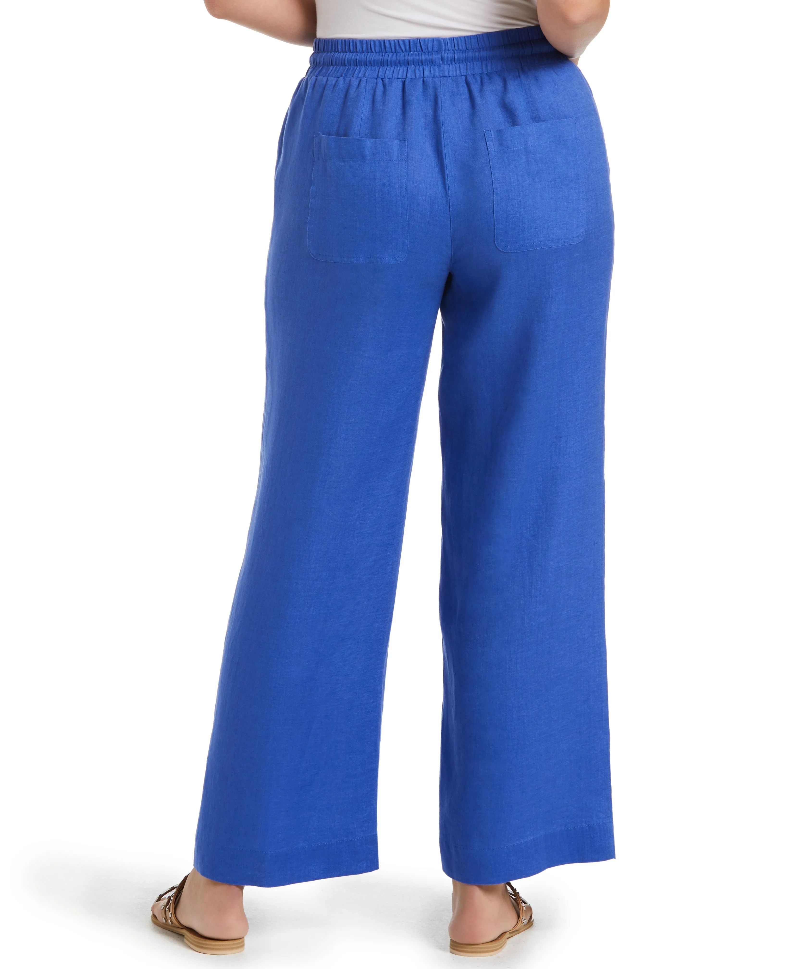 Modern Fit Wide Leg Linen Pant