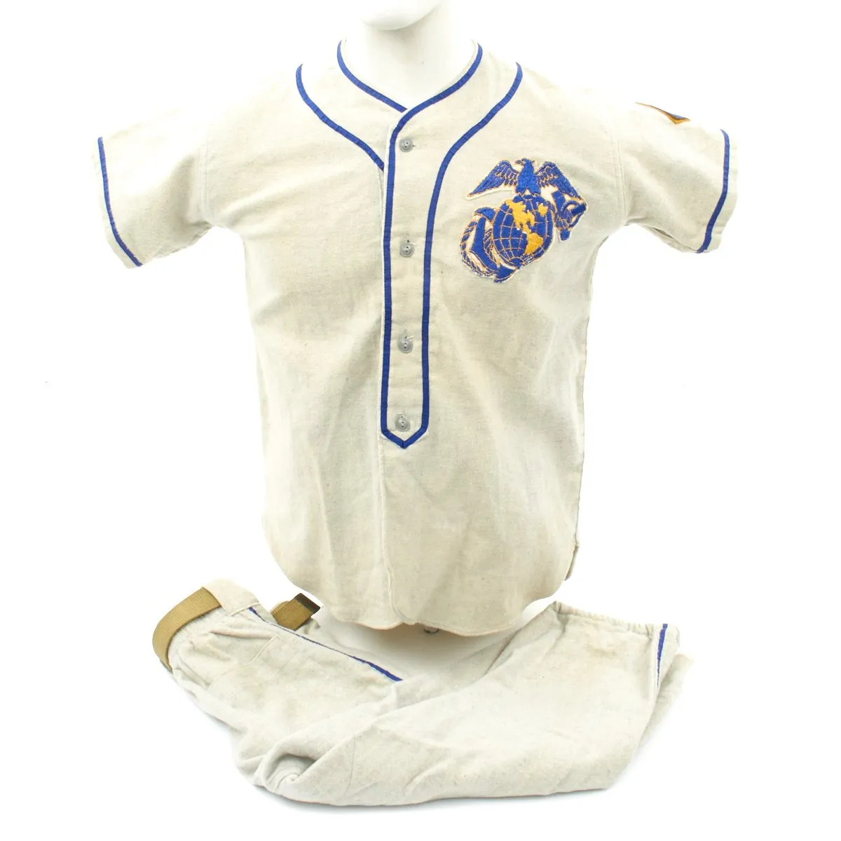 Original Korean War USMC Marine Corps Baseball Uniform