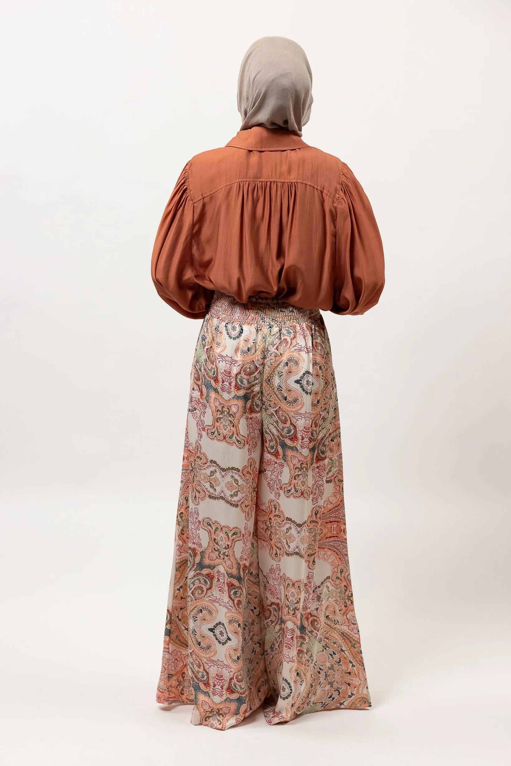 Paisley Wide Leg Pants