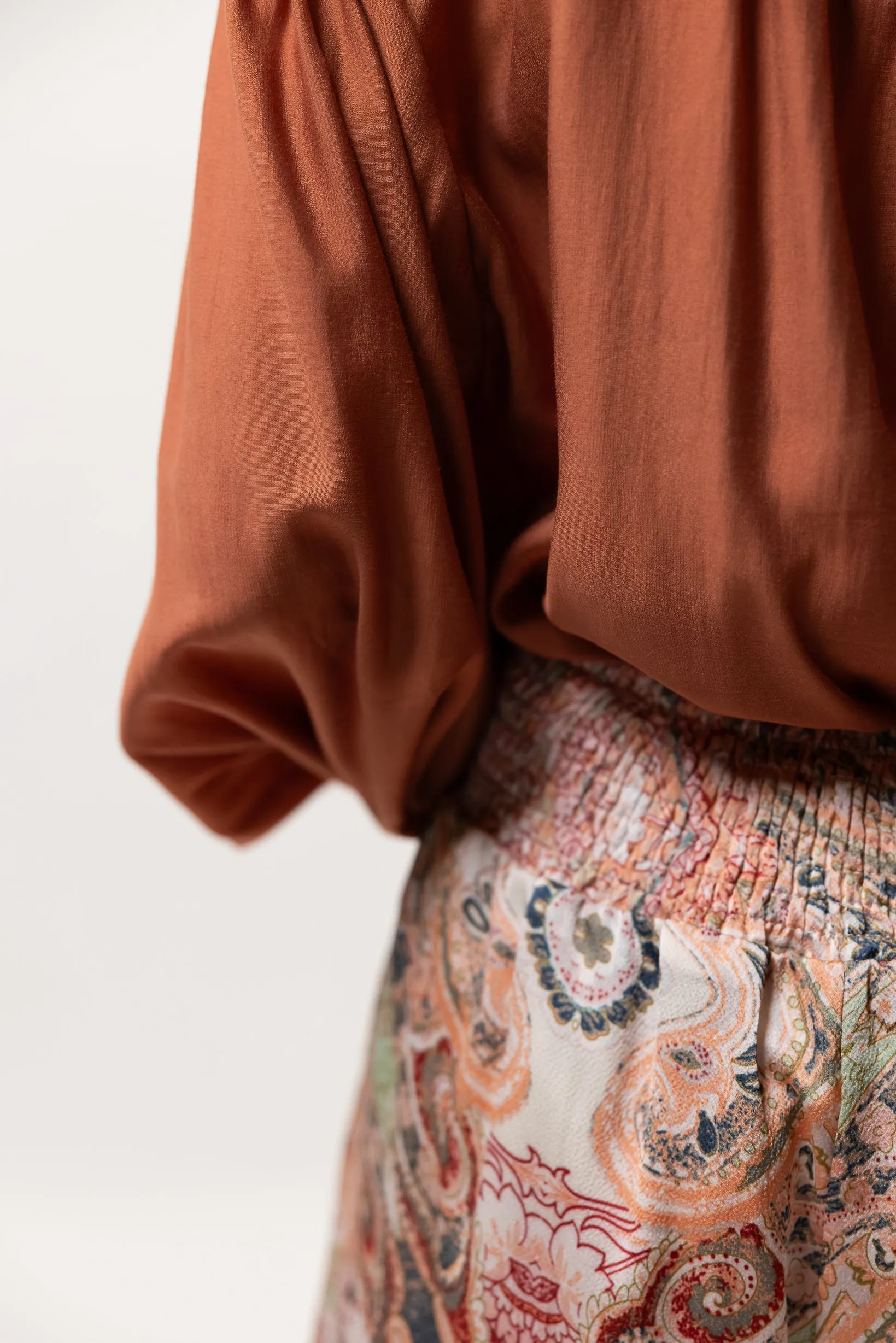 Paisley Wide Leg Pants