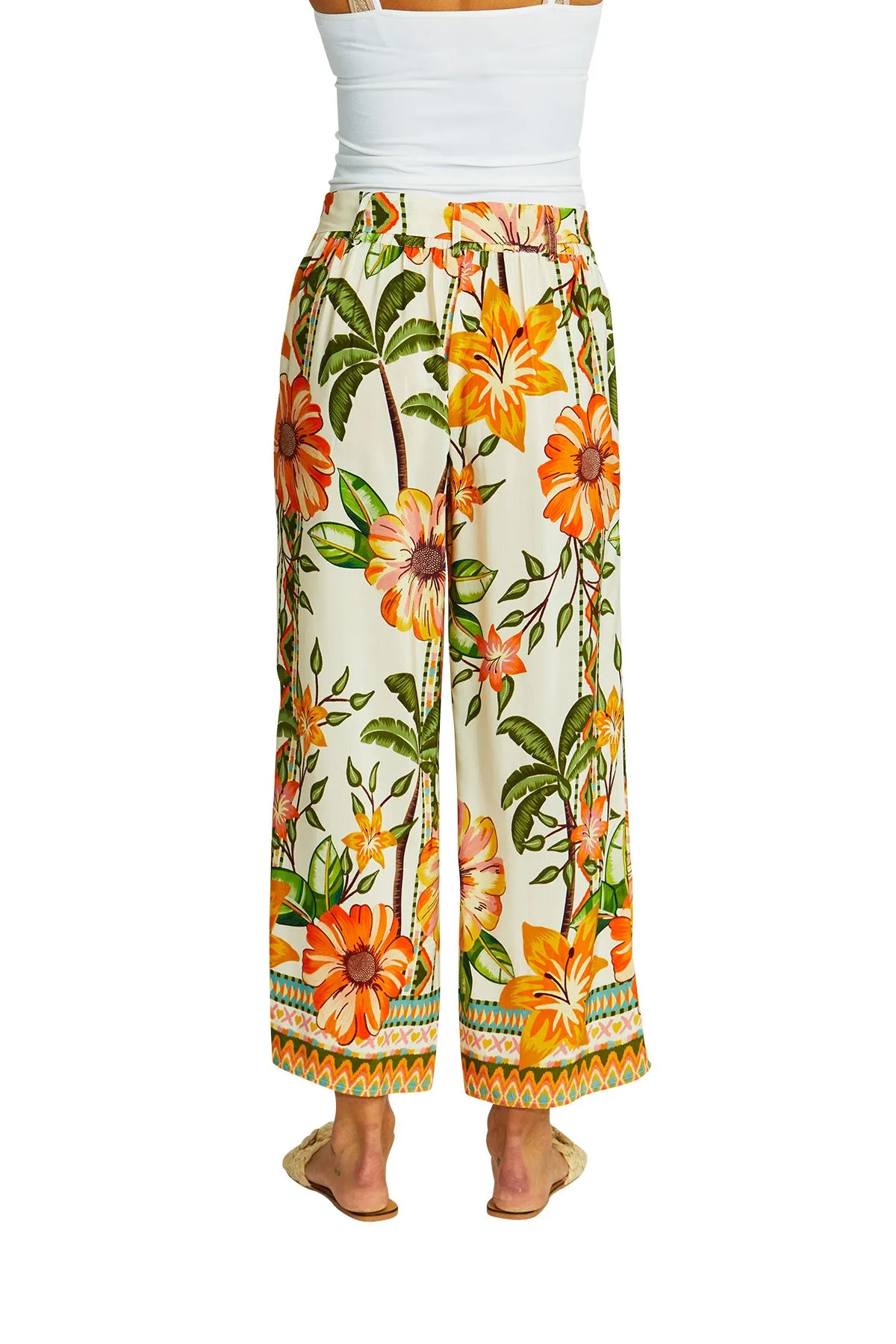 Ping Pong Palazzo Pants - Ipanema Print