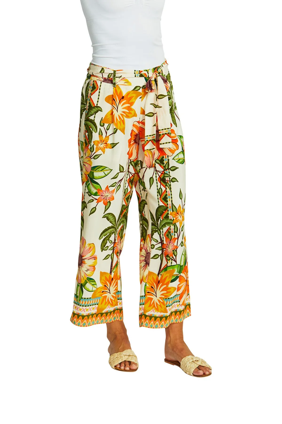 Ping Pong Palazzo Pants - Ipanema Print