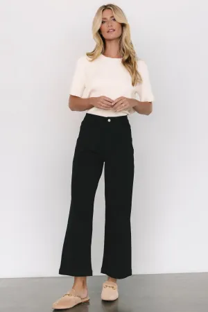 Polli Patch Pocket Pants | Black