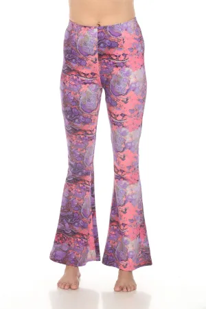 Psychedelic Marble Bell Bottom Pants