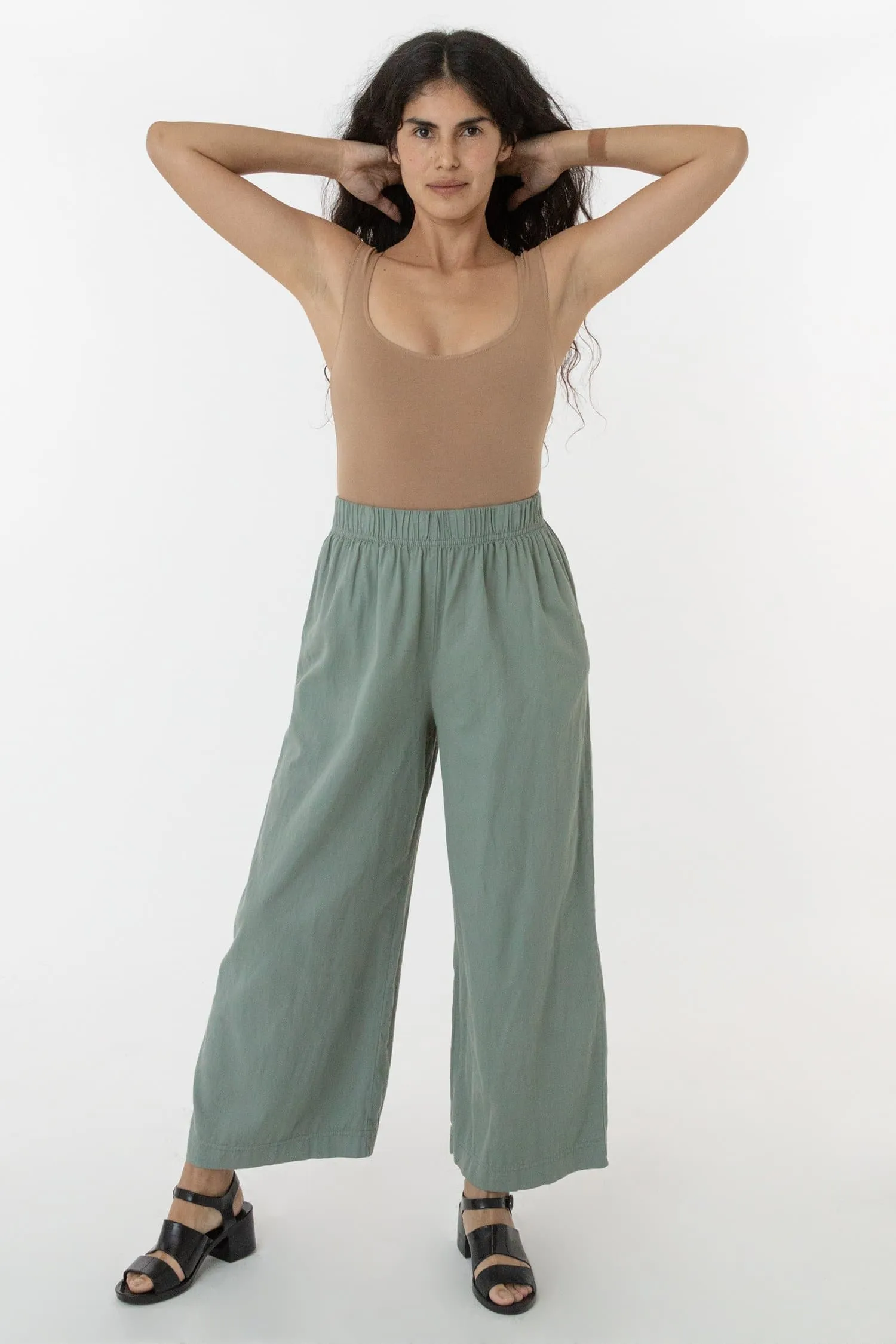 RCT308 - Cotton Twill Wide Pants