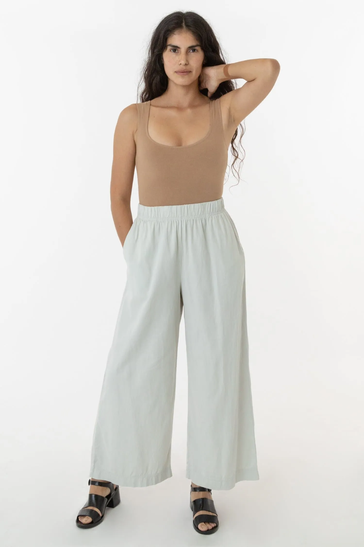 RCT308 - Cotton Twill Wide Pants