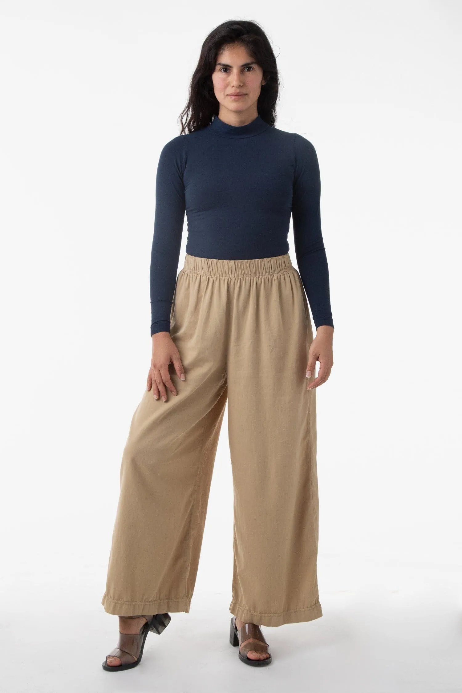 RCT308 - Cotton Twill Wide Pants