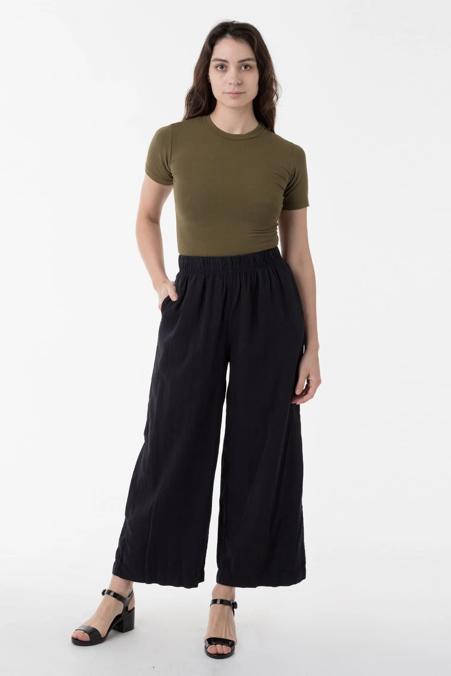 RCT308 - Cotton Twill Wide Pants