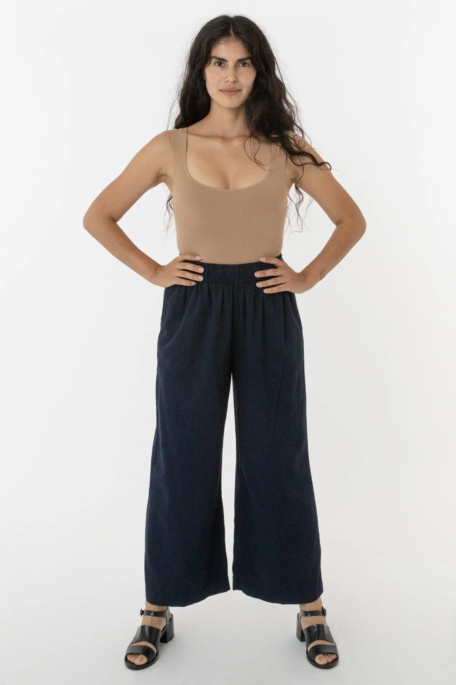 RCT308 - Cotton Twill Wide Pants