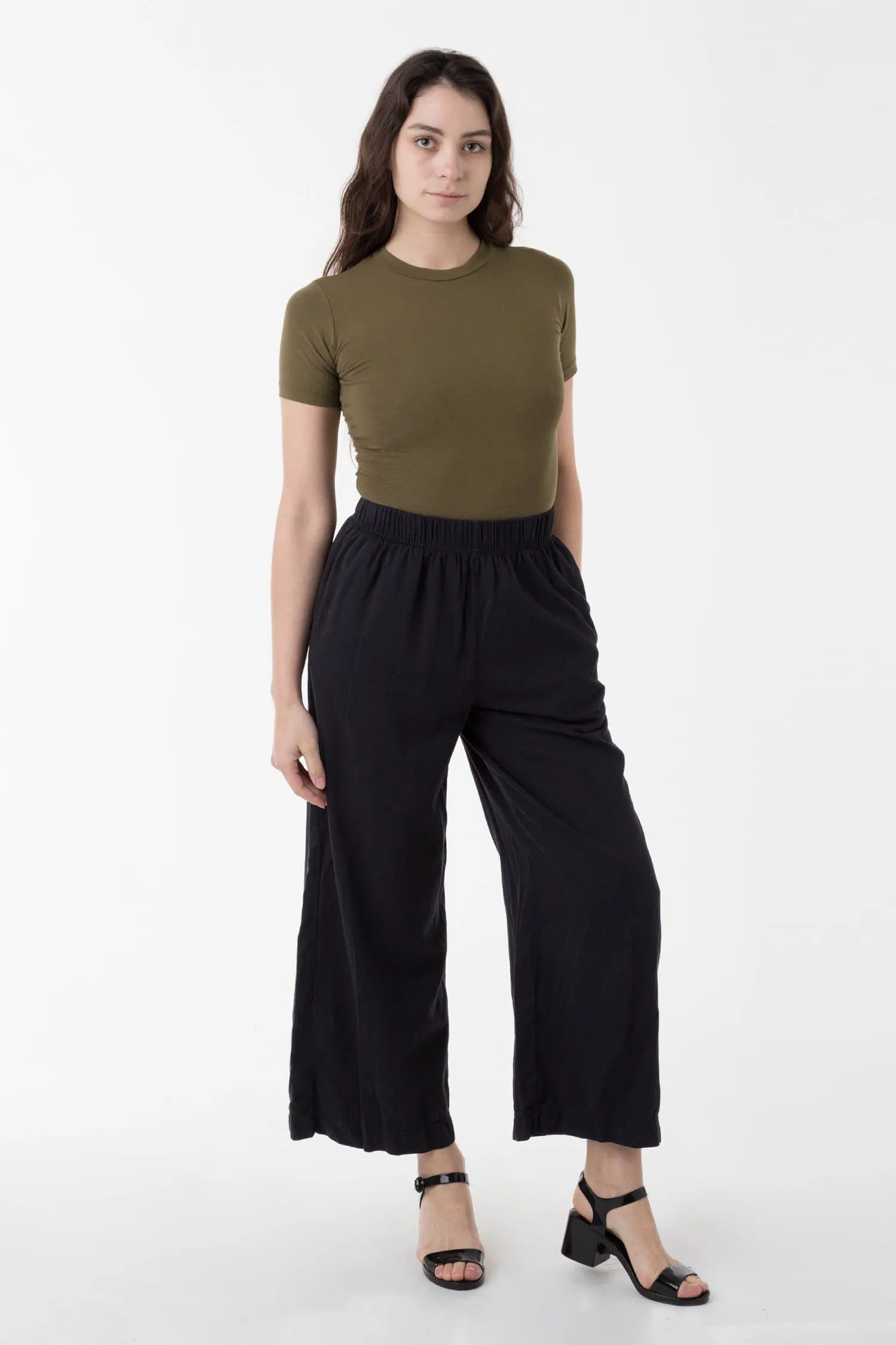 RCT308 - Cotton Twill Wide Pants