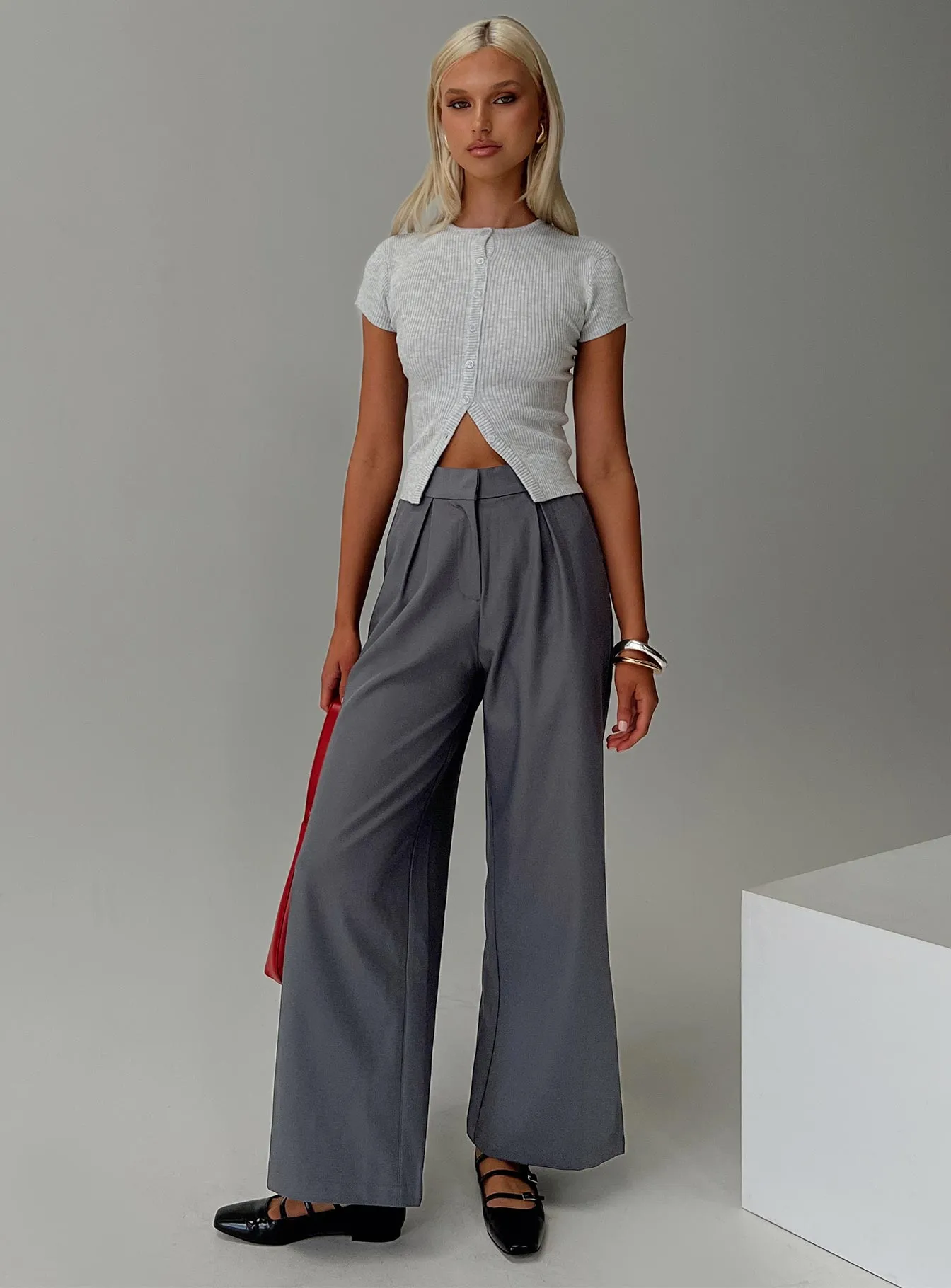 Relaxed Pants Charcoal